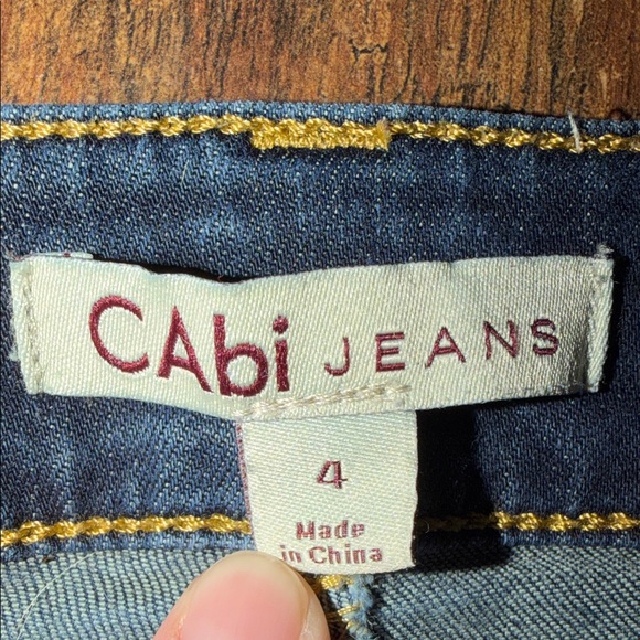 CAbi Dark Blue Straight Leg Jeans - Picture 2 of 3